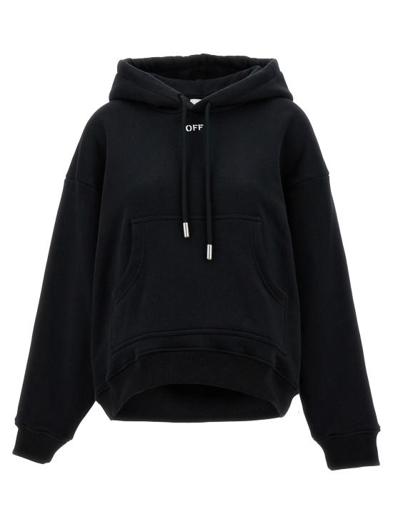  오프화이트 후드 티셔츠 OF279732BM BLACK