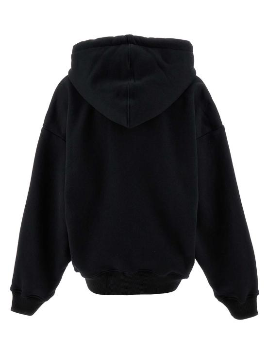  오프화이트 후드 티셔츠 OF279732BM BLACK - OFF WHITE