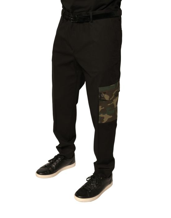  돌체앤가바나 카고 팬츠 PAN75763 BLACK - DOLCE & GABBANA