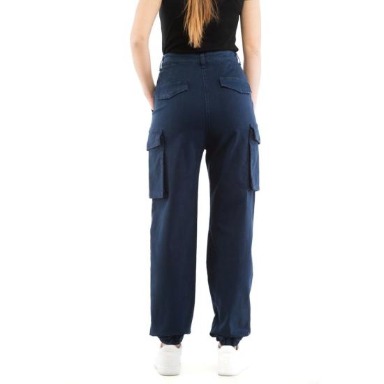  모스키노 스트레이트 팬츠 MO232K2A03288731BX NAVY - MOSCHINO