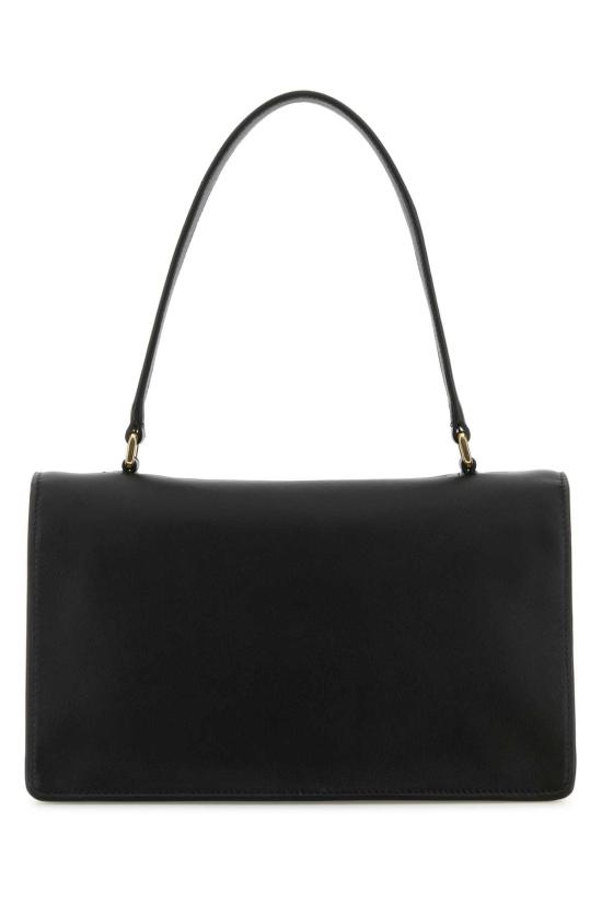  프라다 소프트 사운드 미디움 레더 숄더백 1BN0232CYS F0002 BLACK - PRADA