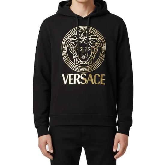  베르사체 후드 티셔츠 VE 9192624193748 BLACK - VERSACE