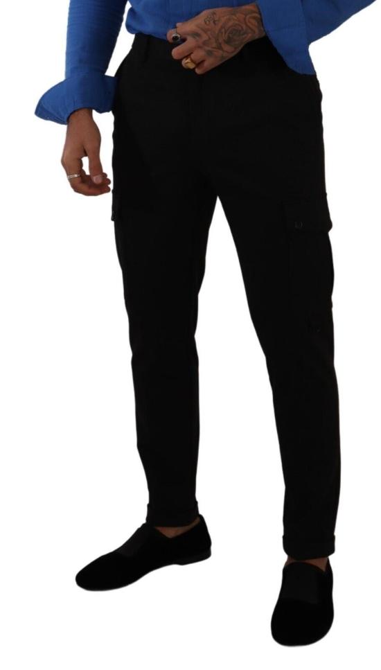 돌체앤가바나 카고 팬츠 PAN72905 BLACK - DOLCE & GABBANA