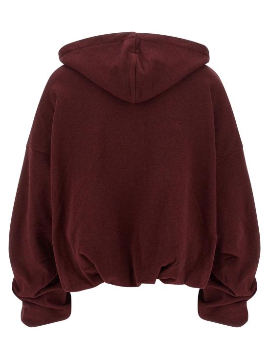 26FW 드리스 반 노튼 후드 티셔츠 DR339283BM BORDEAUX - DRIES VAN NOTEN