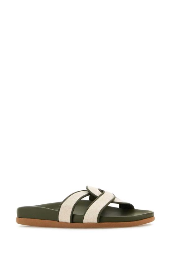  에이션트 그릭 뮬/슬리퍼 DESMOSFOOTBED KHAKINATURAL MULTICOLOR - ANCIENT GREEK