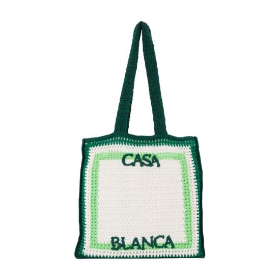 26FW 카사블랑카 토트백 CAS026011 GREEN