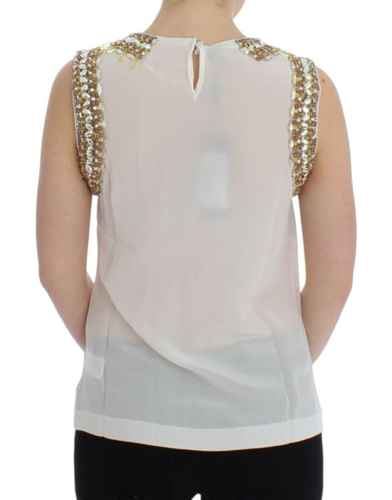  돌체앤가바나 민소매 티셔츠 SIG13303 WHITE - DOLCE & GABBANA