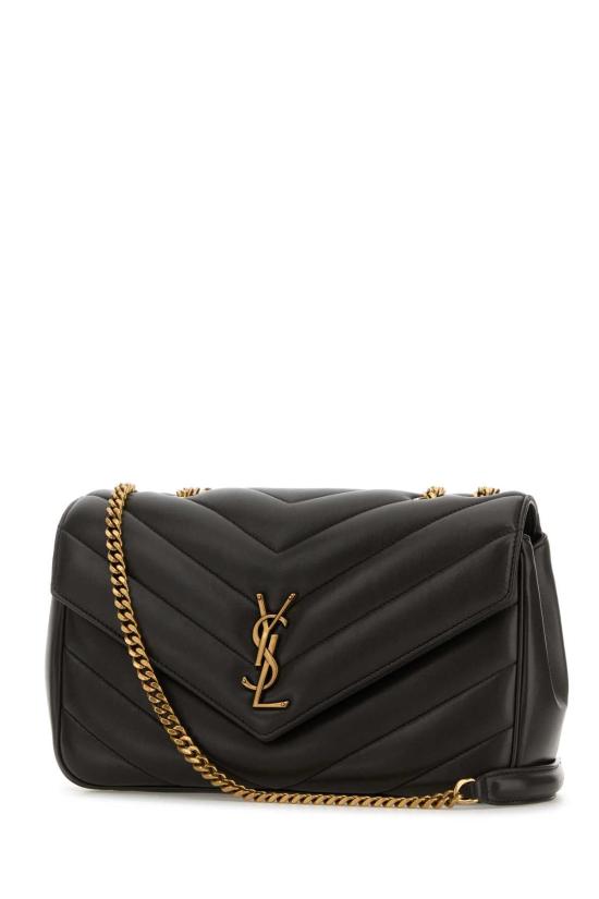 생로랑 루루 마틀라세 램스킨 미디움 숄더백 801439AAEAX 1997 BLACK - SAINT LAURENT