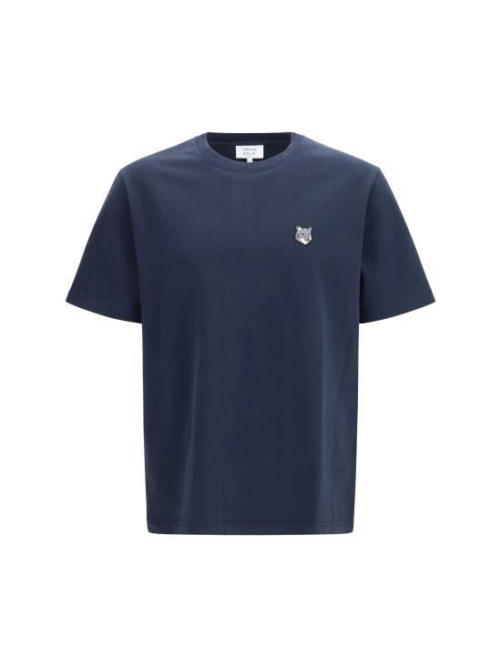 26FW 메종키츠네 폭스 헤드 컴포트 티셔츠 PM00108KJ7025 0413 NAVY
