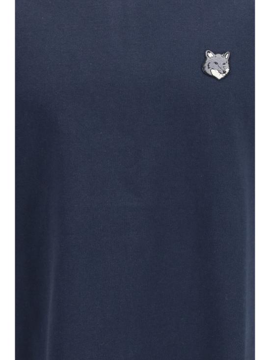 26FW 메종키츠네 폭스 헤드 컴포트 티셔츠 PM00108KJ7025 0413 NAVY - MAISON KITSUNE