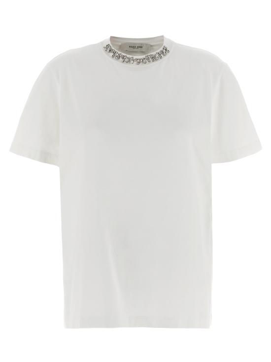 26FW 골든구스 폴로 티셔츠 GO324181BM WHITE