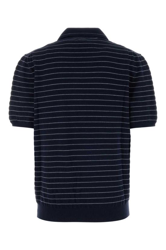 26FW 미우미우 코튼 브이넥 스웨터 MML05QSOOO184Q F0008 NAVY - MIU MIU