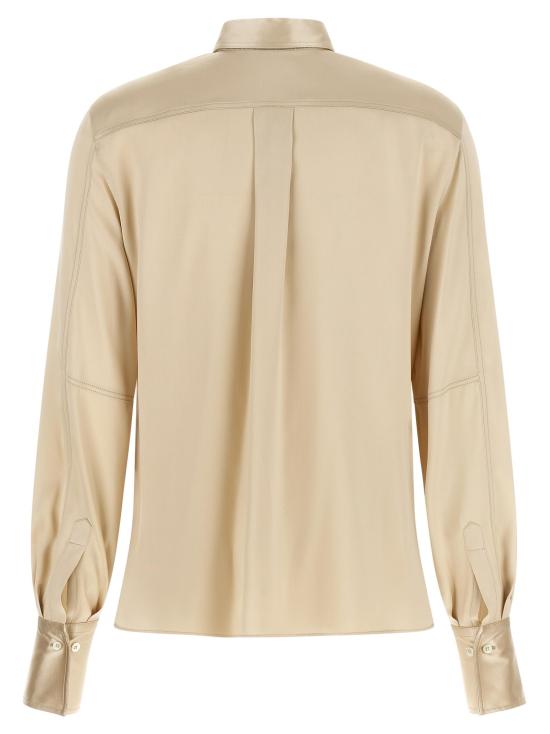 26FW 브루넬로 쿠치넬리 블라우스 BR337840BM BEIGE - BRUNELLO CUCINELLI