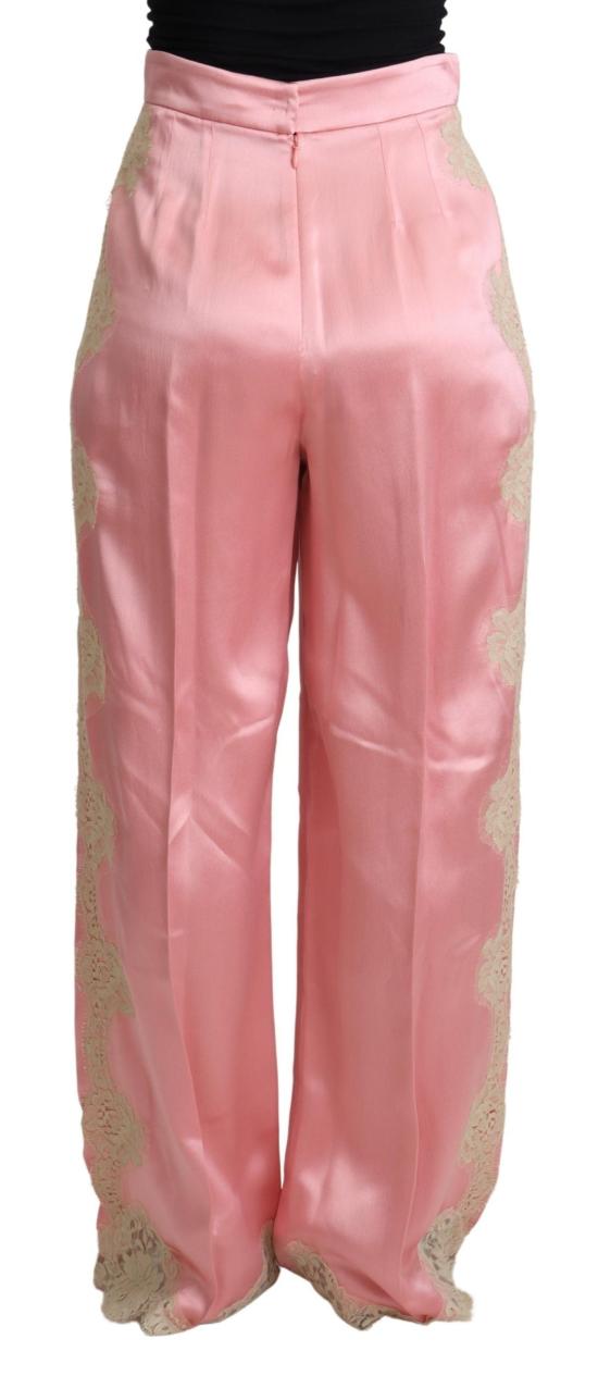  돌체앤가바나 스트레이트 팬츠 PAN71871 PINK - DOLCE & GABBANA
