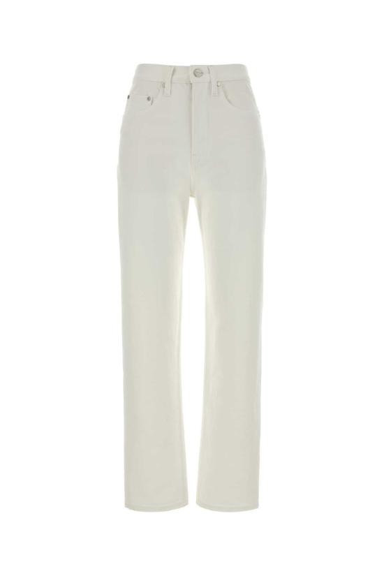 26SS 질샌더 데님 팬츠 J03KA0355J46463 102 WHITE