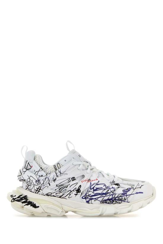 25FW 발렌시아가 메쉬 러버 트랙 스니커즈 542436WTKAU 9146 WHITE