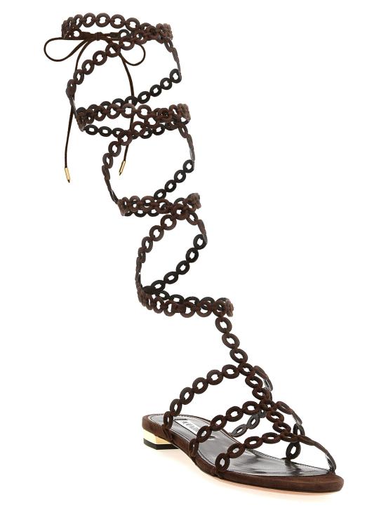 아쿠아주라 샌들 AQ311415BM BROWN - AQUAZZURA