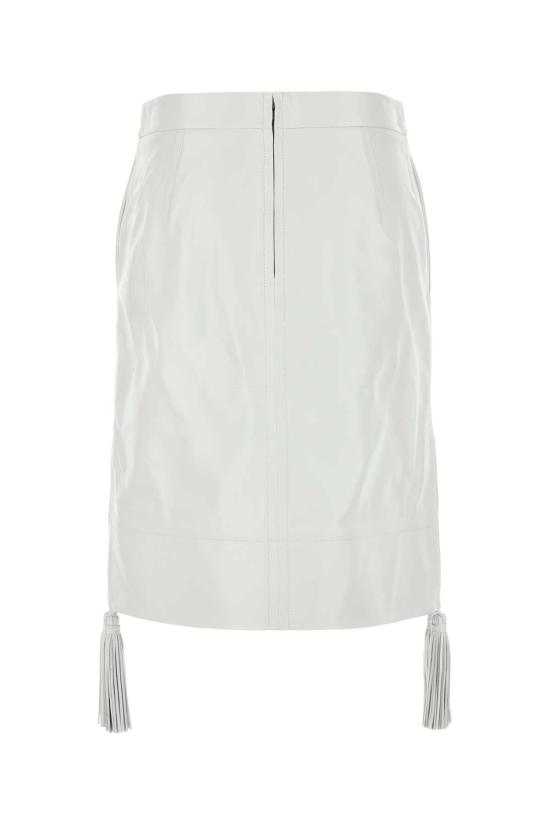  보테가베네타 스커트 823874V5BV0 9071 WHITE - BOTTEGA VENETA