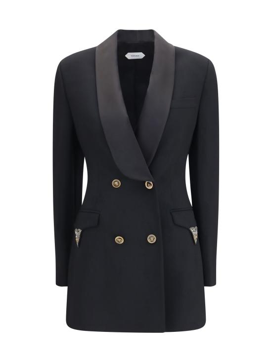 26FW 베르사체 자켓 10265681A18305 1B000 BLACK
