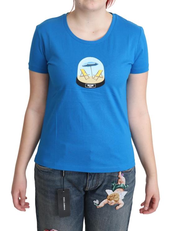  모스키노 폴로 티셔츠 TSH5074 BLUE