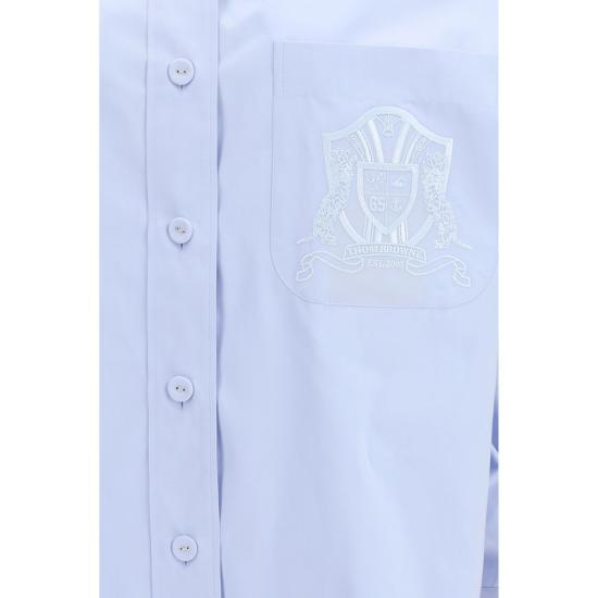 26SS 톰브라운 셔츠 THFLL079EF1004480BB BLUE - THOM BROWNE