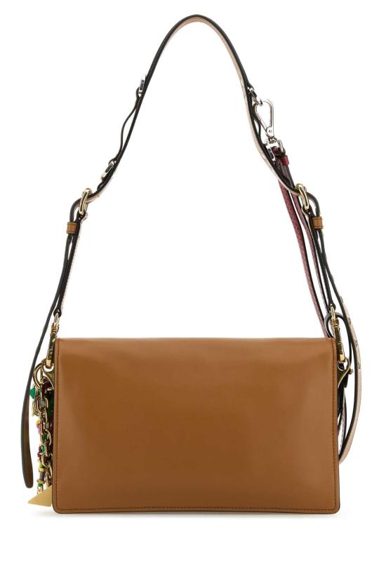  프라다 소프트 사운드 스몰 숄더백 1BD379VOO62C6A F02Z8 BROWN - PRADA