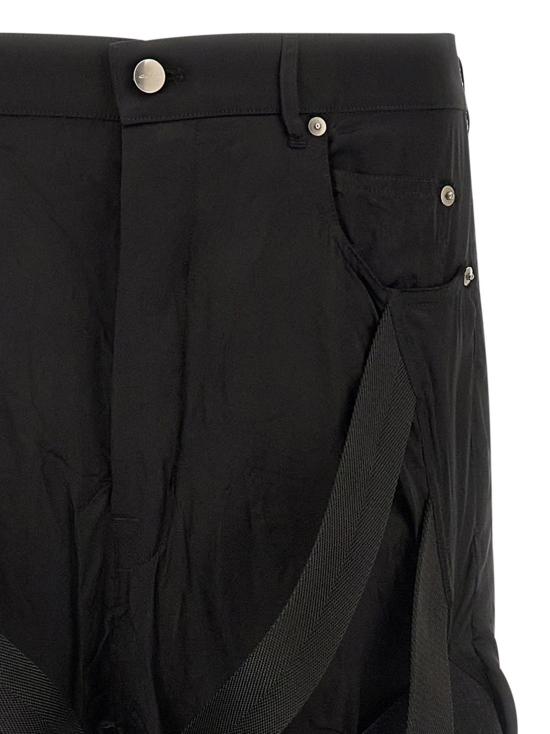26SS 릭 오웬스 스트레이트 팬츠 RI332718BM BLACK - RICK OWENS
