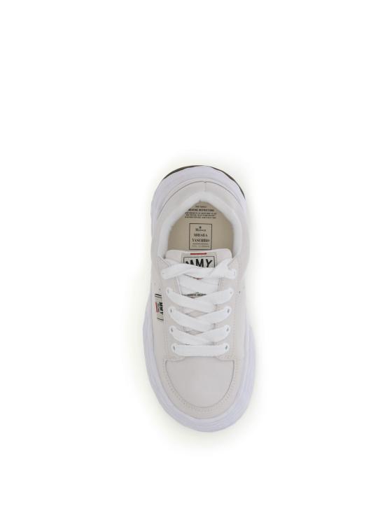 26SS 메종 미하라 야스히로 올리버 OG 솔 스웨이드 로우탑 스니커즈 A15FW702 WHITE - MAISON MIHARA YASUHIRO
