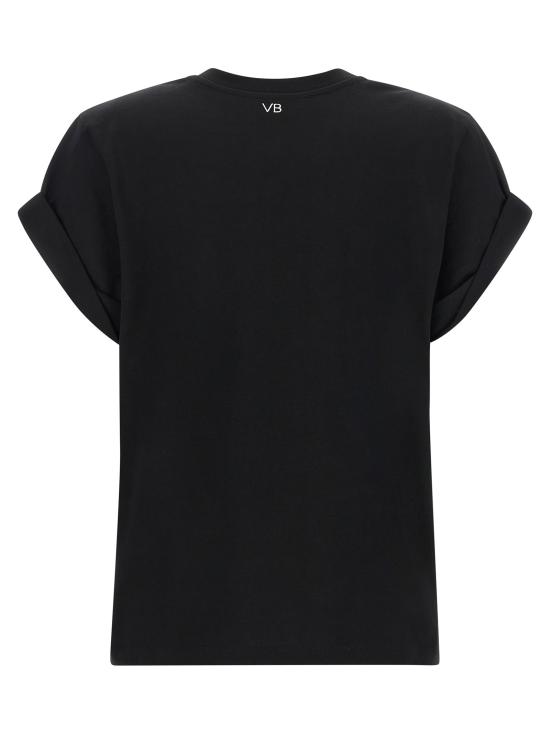 26FW 빅토리아 베컴 폴로 티셔츠 VI337091BM BLACK - VICTORIA BECKHAM