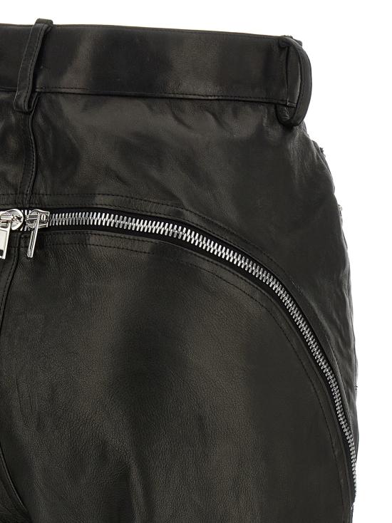 25FW 릭 오웬스 스트레이트 팬츠 RI316144BM BLACK - RICK OWENS