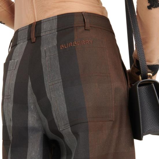  버버리 스트레이트 팬츠 BU 8990386192596 BROWN - BURBERRY