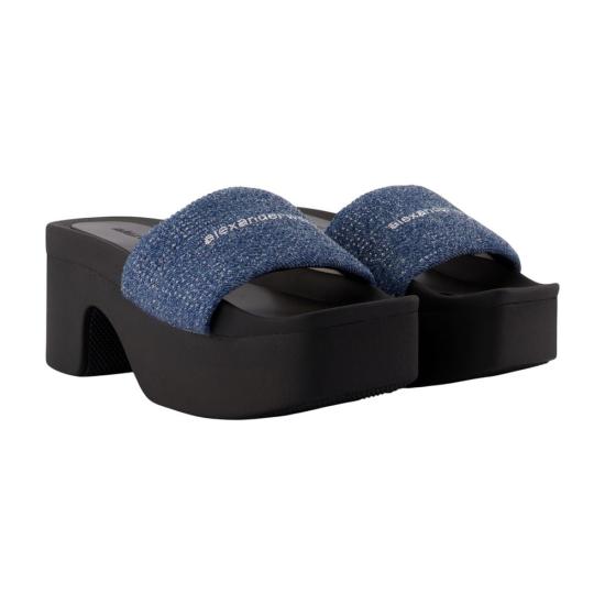 26FW 알렉산더 왕 샌들 CONFIG WANS26007 BLUE - ALEXANDER WANG