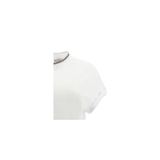 26FW 브루넬로 쿠치넬리 폴로 티셔츠 BRM0T18BD200C159BB WHITE - BRUNELLO CUCINELLI