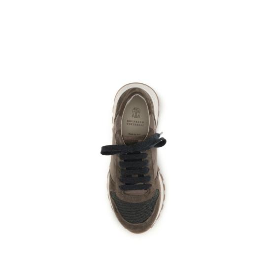 26FW 브루넬로 쿠치넬리 스니커즈 BRMZSFG1960PC8769BB BROWN - BRUNELLO CUCINELLI