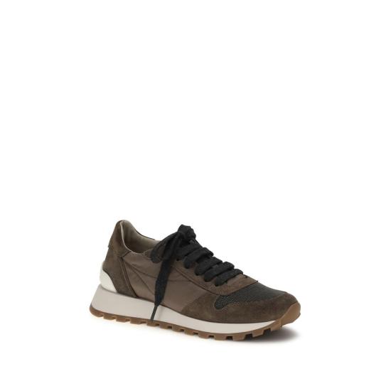 26FW 브루넬로 쿠치넬리 스니커즈 BRMZSFG1960PC8769BB BROWN - BRUNELLO CUCINELLI