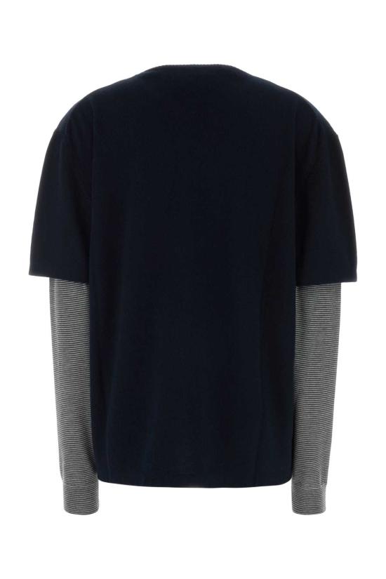 26FW 미우미우 울 캐시미어 스웨터 MML07LSOOO6061 F095J NAVY - MIU MIU