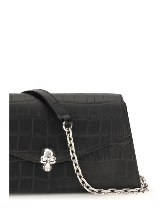 26FW 알렉산더 맥퀸 클러치/파우치 8746981HBT2 1000 BLACK - ALEXANDER MCQUEEN