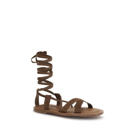 26FW 미우미우 샌들 MI5X708EF005054F0324BB BROWN - MIU MIU