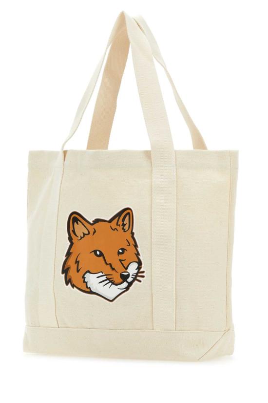 25FW 메종키츠네 폭스 헤드 토트백 LW05101WW0050 P700 BEIGE - MAISON KITSUNE