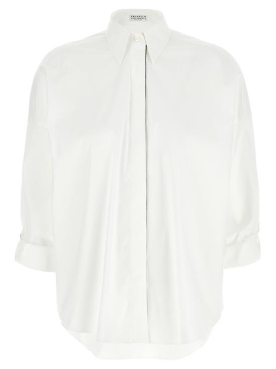 26SS 브루넬로 쿠치넬리 블라우스 BR304277BM WHITE