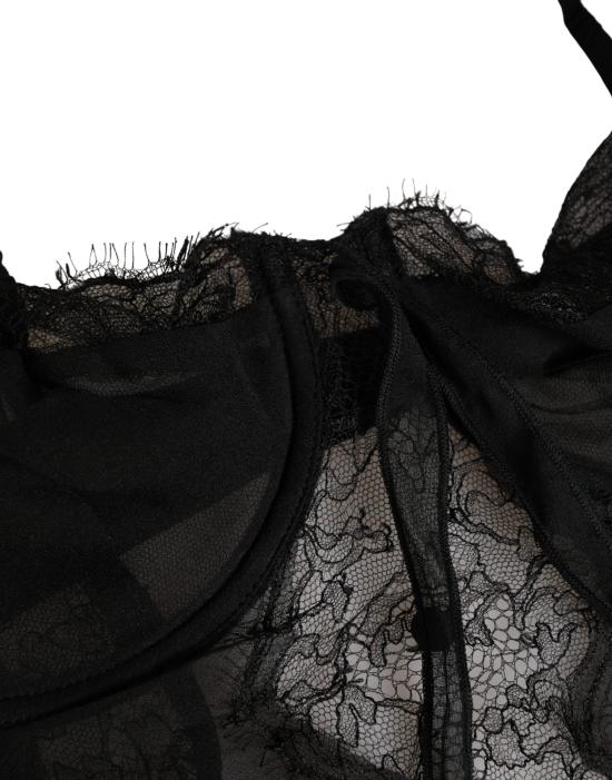  돌체앤가바나 바디수트 티셔츠 BIK1538 BLACK - DOLCE & GABBANA