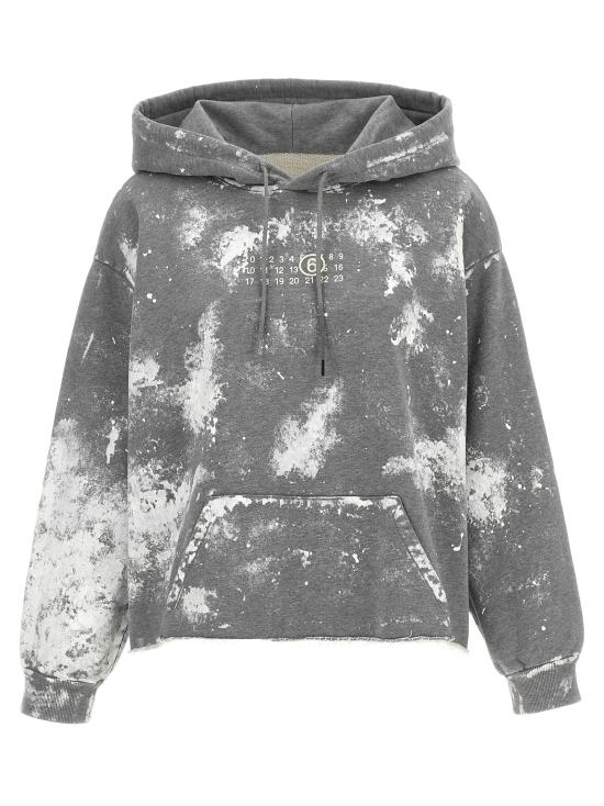 26SS MM6 메종마르지엘라 후드 티셔츠 MM335773BM GRAY