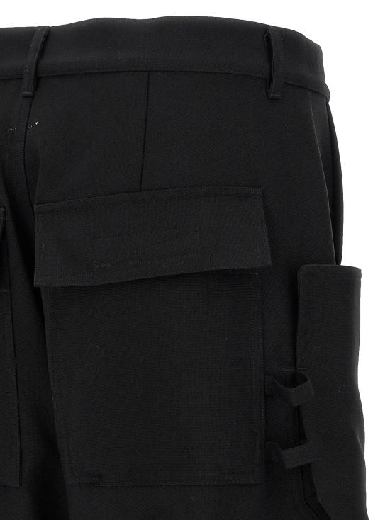 25FW 릭 오웬스 카고 팬츠 RI314043BM BLACK - RICK OWENS