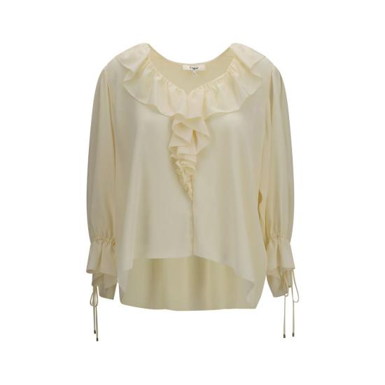26FW 끌로에 블라우스 CHCH26AHT72005114BB BEIGE