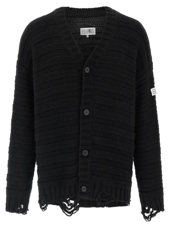 26FW MM6 메종마르지엘라 가디건 MM314890BM BLACK