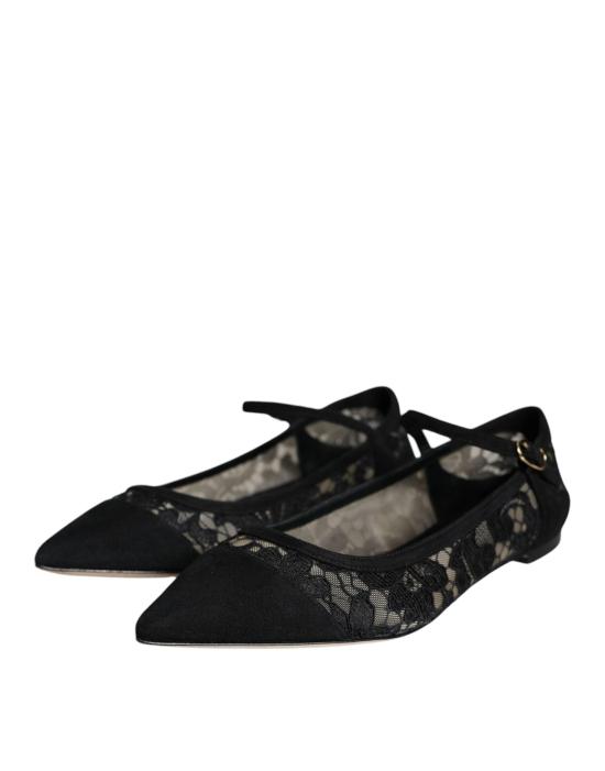  돌체앤가바나 플랫 슈즈 LA11498 BLACK - DOLCE & GABBANA