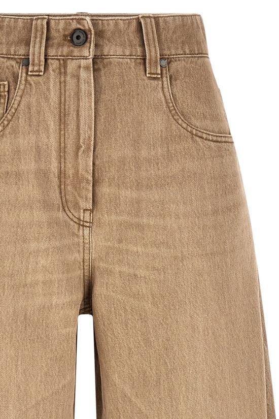 26SS 브루넬로 쿠치넬리 데님 팬츠 BR326948BM BEIGE - BRUNELLO CUCINELLI