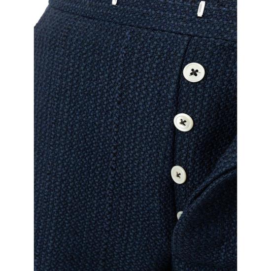  톰브라운 스트레이트 팬츠 TH 3780673 BLUE - THOM BROWNE
