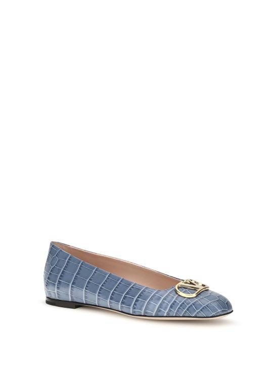 26FW 발렌티노 가라바니 플랫 슈즈 9W2S0PI8LUR 4MA BLUE - VALENTINO GARAVANI