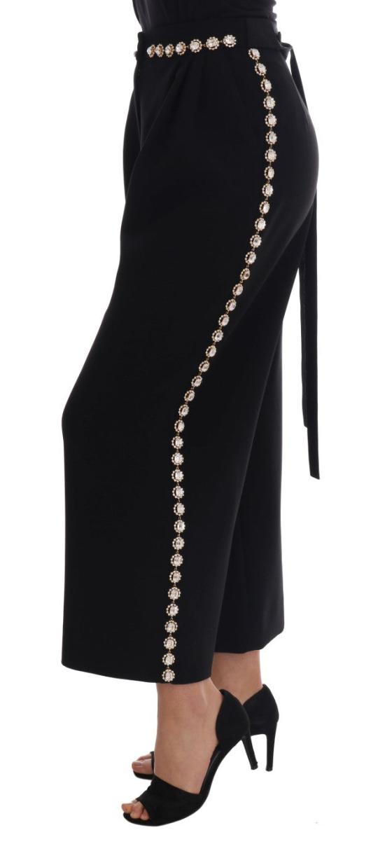  돌체앤가바나 스트레이트 팬츠 PAN60786 BLACK - DOLCE & GABBANA